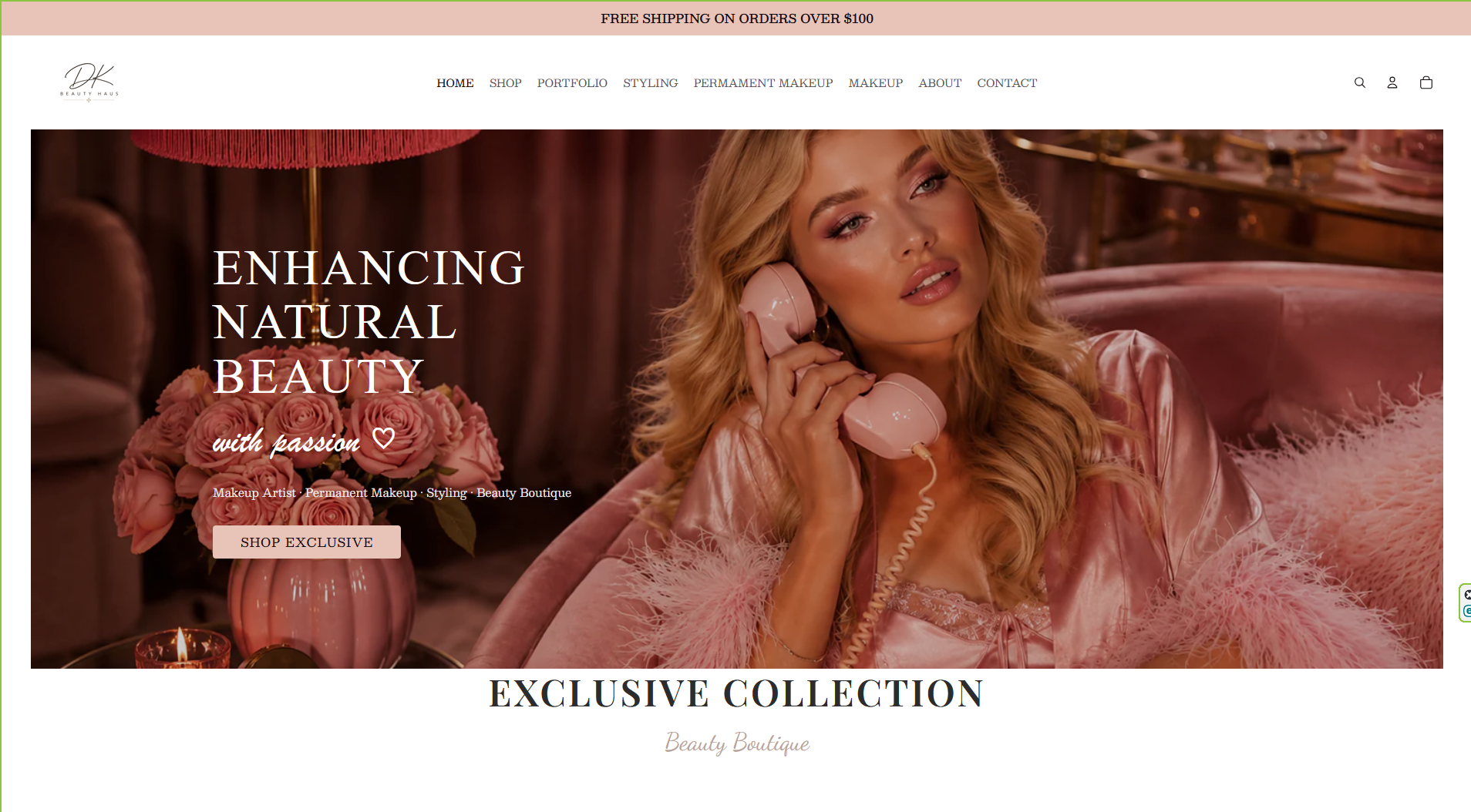 Strona Shopify poster